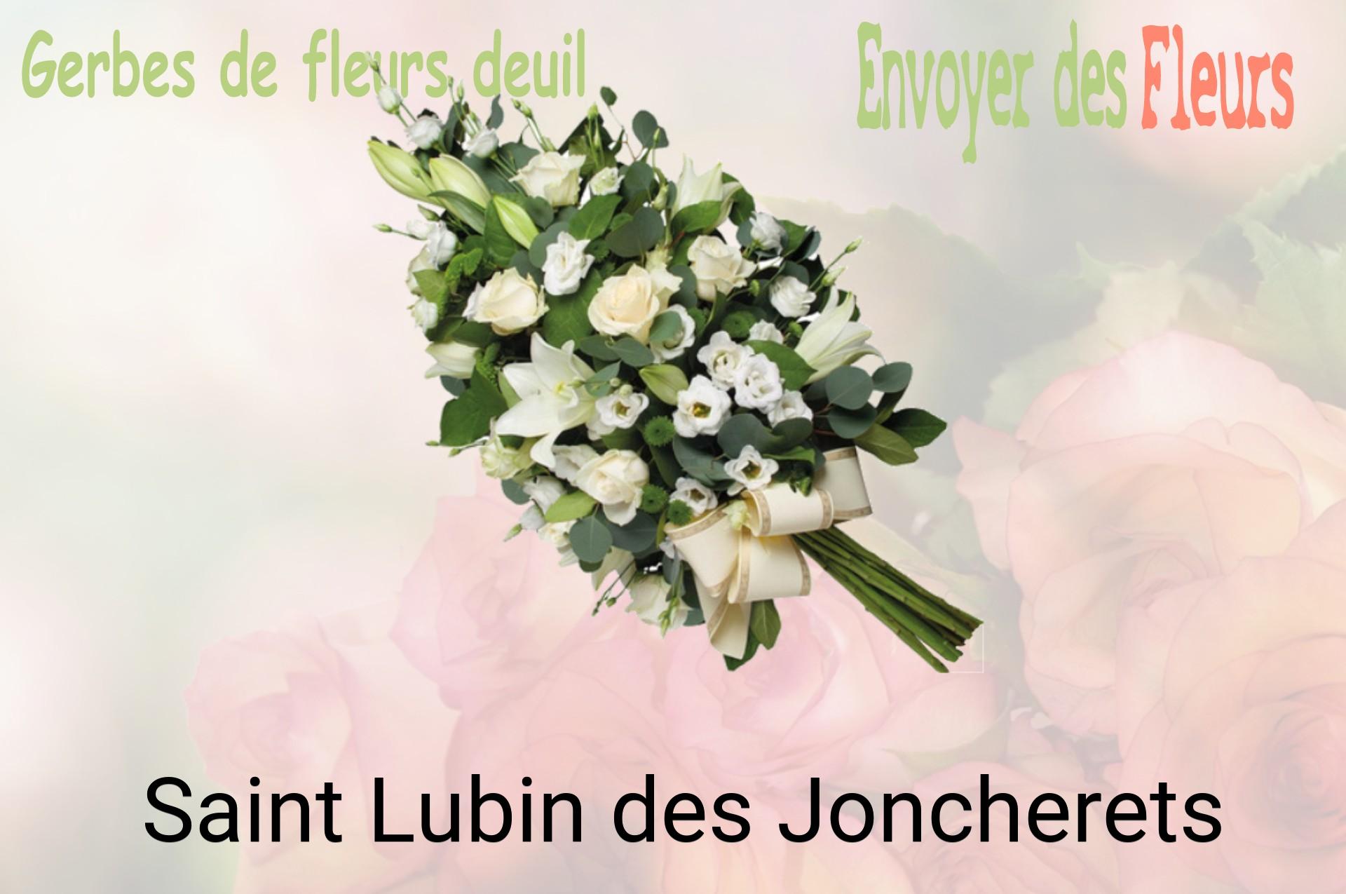 Gerbe de fleurs de deuil livrée à Saint-Lubin-des-Joncherets